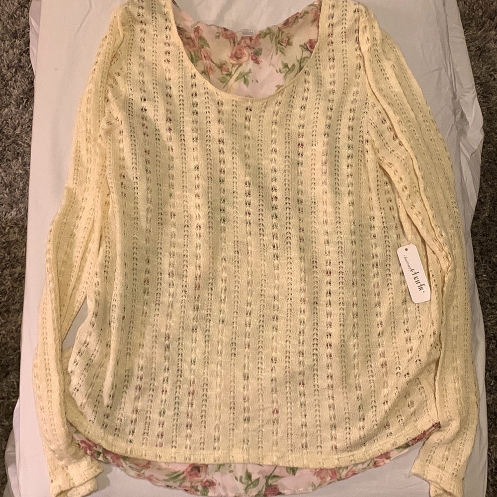 Women’s Charming Charlie layered sweater